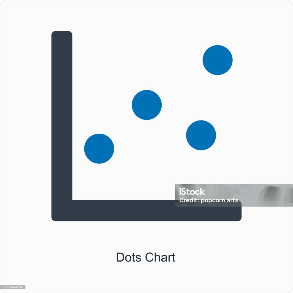 Dots Data Dots Chart Stock Illustration - Download Image Now - Icon Symbol, Data ...