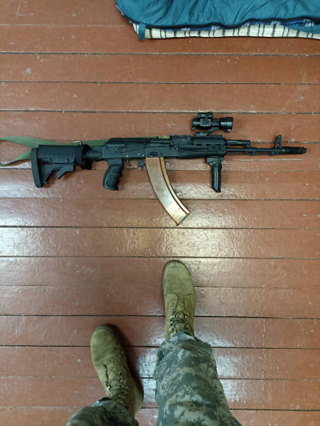 istock Ukrainian Armed Forces assault rifle military gun 1396444648