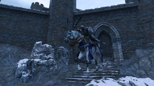istock Knights on a horse 1396449720