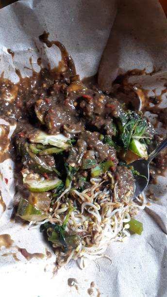 istock one of the typical foods of East Java Indonesia, rujak cingur 1396451871