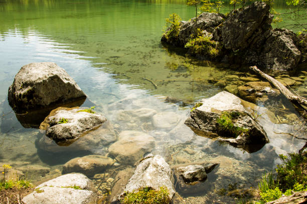 istock sunset of Hintersee lake 1396453796