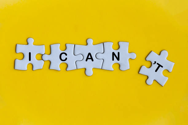 istock I can't text on missing jigsaw puzzle on yellow cover background. 1396455797
