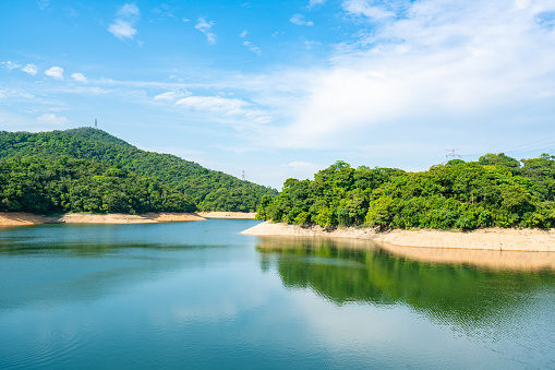 Reservoir at Kam Shan country park, Hong Kong