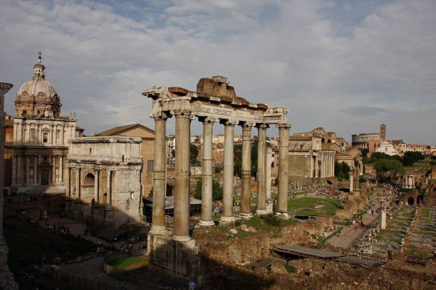 istock Ancient Rome.  Archaeological area of the Imperial Forums 1396467769