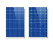 istock Solar panels isolated on white background. Alternative electricity source and sustainable resources vector illustration. 1396472034