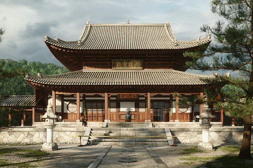 Seoul South Korea - October 19, 2016: Blue House presidential office in Seoul South Korea. The Blue House is the executive office and official residence of the President of the Republic of Korea