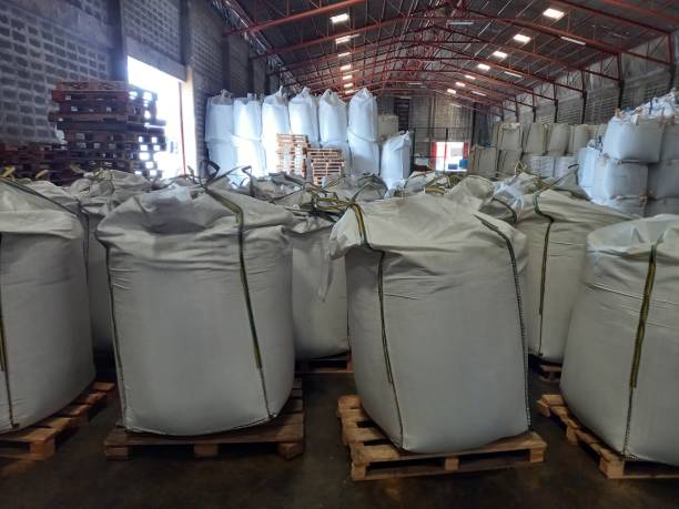 istock Large jumbo hemp  chemical fertilizer. 1396489083