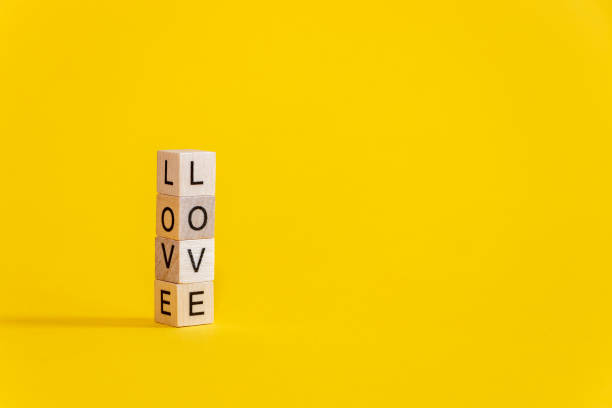 istock Wooden cubes with the word Love. 1396491463
