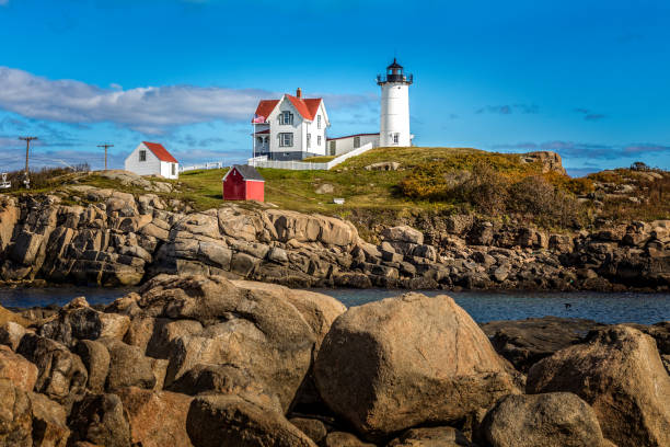 istock Nubble Light in coastal York, Maine. 1396491582