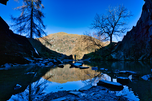 The beauty of nature in all its splendour,Friars Crag looks out onto Derwent Water, one of the loveliest  lakes in the Lake District National Park, and one of the most popular locations  for tourists to visit in England.The popular town of Keswick looks out over the lake.