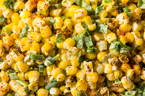 Homemade Mexican Street Corn Esquites with Lime and Chili