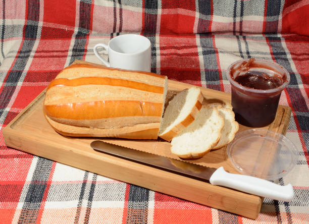 istock Special bread for a snack with friends 1396513017