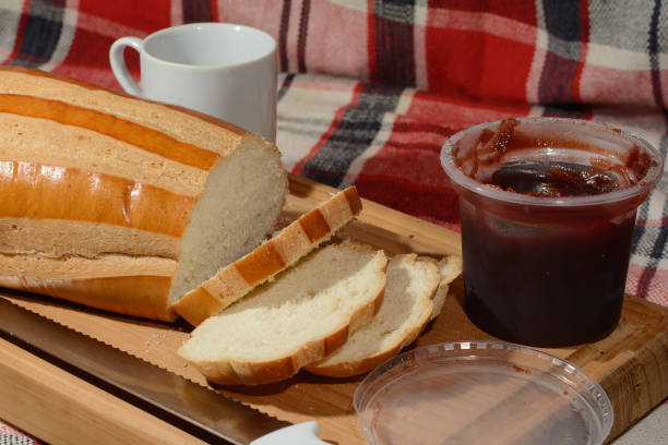 istock Special bread for a snack with friends 1396513023