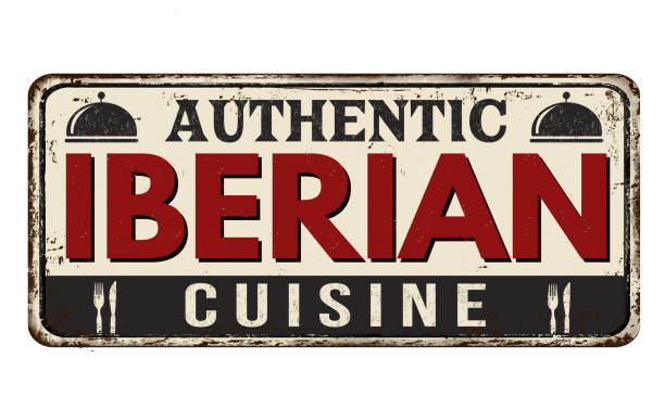 istock Authentic iberian cuisine vintage rusty metal sign 1396516907