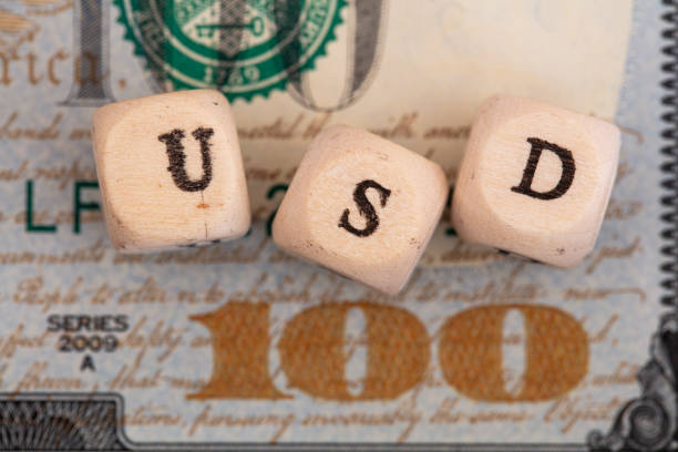 istock USD word written on wooden blocks on 100 dollar banknote background 1396519341