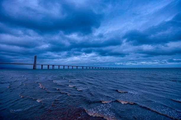 istock Panoramic view the Vasco da Gama Bridge in Lisbon 1396520493