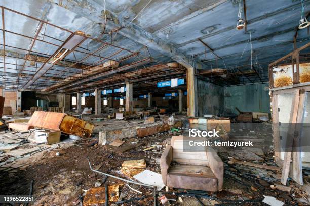 Abandoned Supermarket Stock Photo - Download Image Now - Supermarket, Abandoned, Dirty