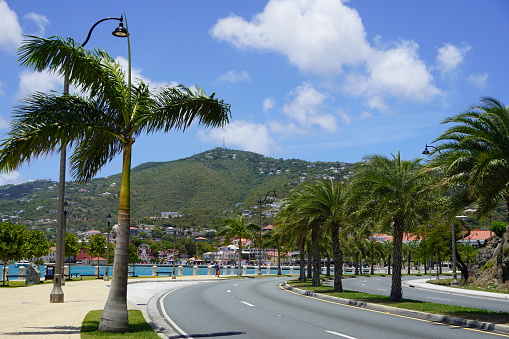Charlotte Amalie Waterfront in St Thomas USVI