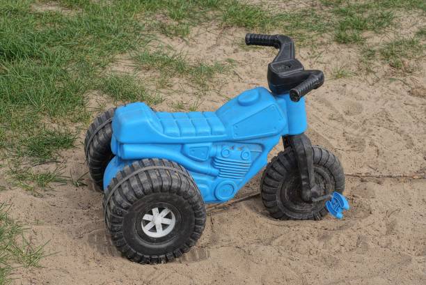 istock one blue black plastic childrens tricycle 1396524963