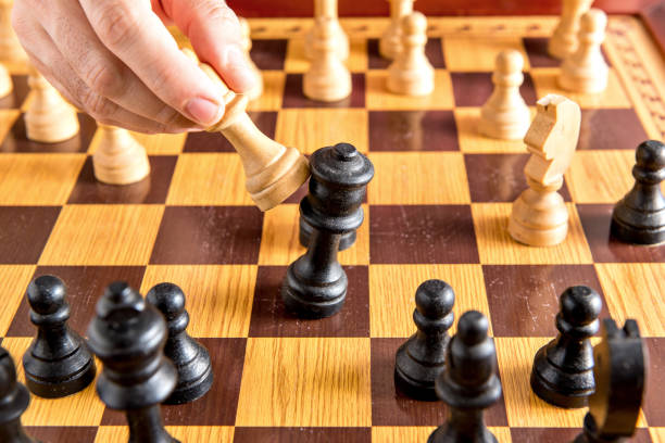 istock Checkmate, board game and strategy, victory in chess game 1396527925
