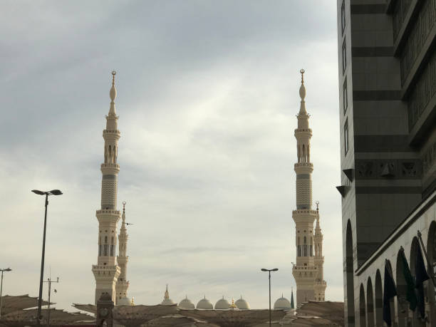 istock Masjid An-Nabawi Domes and Minaret 1396528149