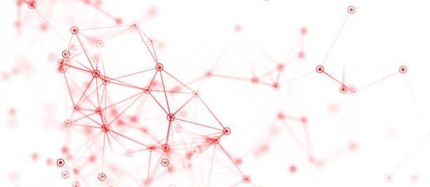 istock Abstract white background with connected dots and lines. Medical background. Background for business presentations. 3D 1396530661