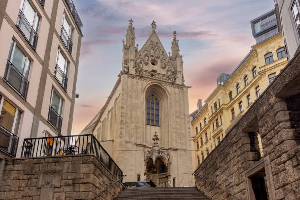 istock Maria am Gestade church in Vienna, Austria 1396531542