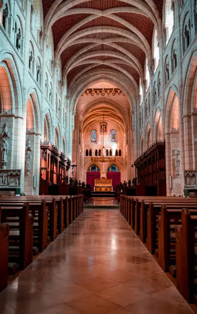 Interior of Buckfast Abbey