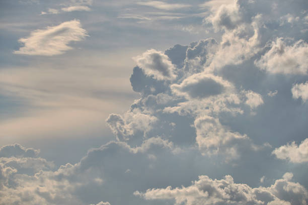 istock Blue sky full of white clouds, storm day 1396533146