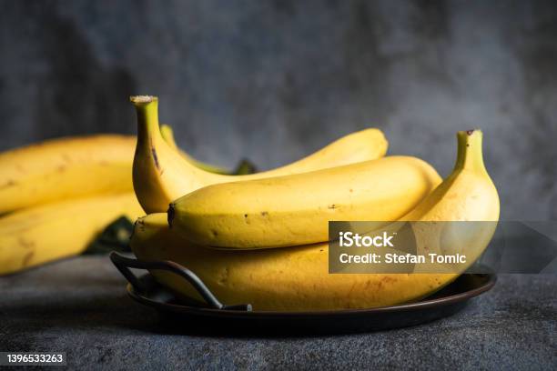 Fresh Ripe Bananas Stock Photo - Download Image Now - Banana, Plantain, Close-up