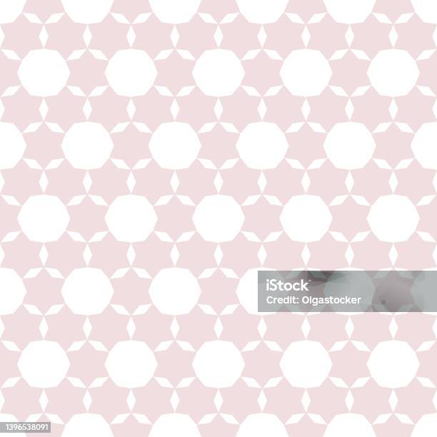 Subtle Pink Pattern Vector Subtle Vector Geometric Seamless Pattern With Delicate Grid Pink And ...