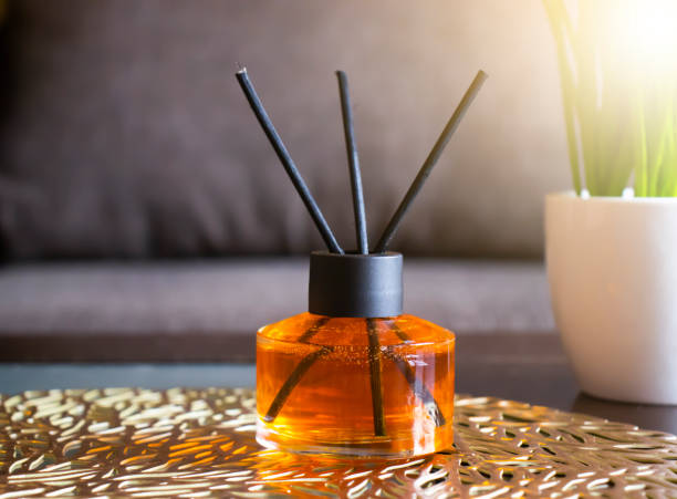 istock Perfume for home in a glass bottle 1396548215
