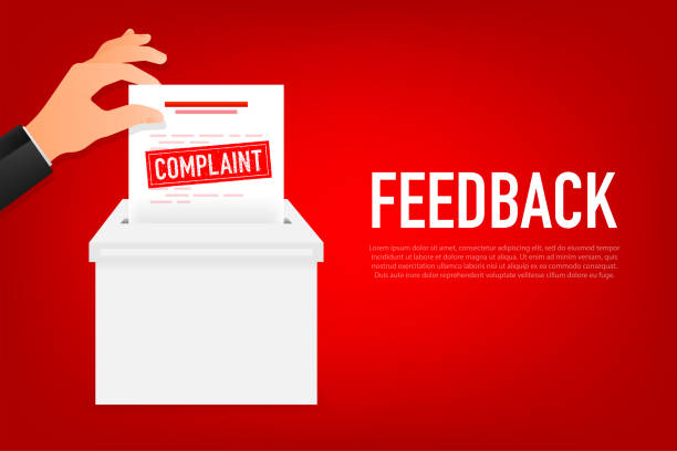 Complaint, great design for any purposes. Flat vector illustration. Vector illustration design Complaint, great design for any purposes. Flat vector illustration. Vector illustration design. pain management centers stock illustrations