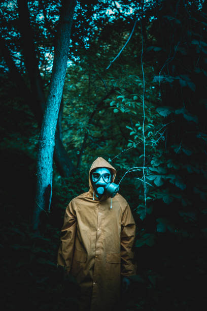 istock Keep away. Restricted area in the woods. 1396551584