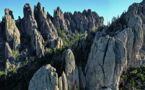 istock Dramatic spires in the forests of the Black Hills, Custer State 1396553932