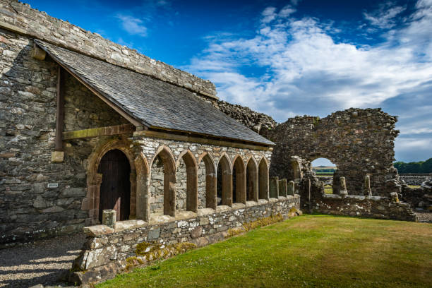 glenluce abbey dumfries i galloway, szkocja - dumfries and galloway zdjęcia i obrazy z banku zdjęć