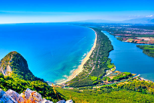Promenade and Lake Sabaudia