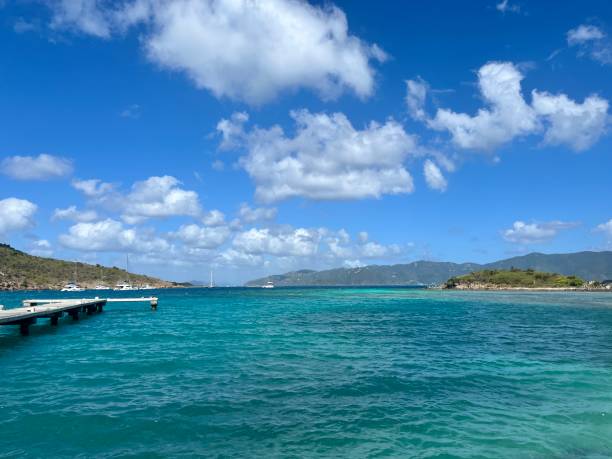 istock Beautiful waters of BVI 1396560344