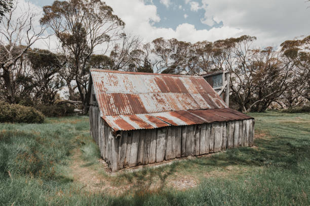 istock Wallace Hut near Falls Creek in Australia 1396561797