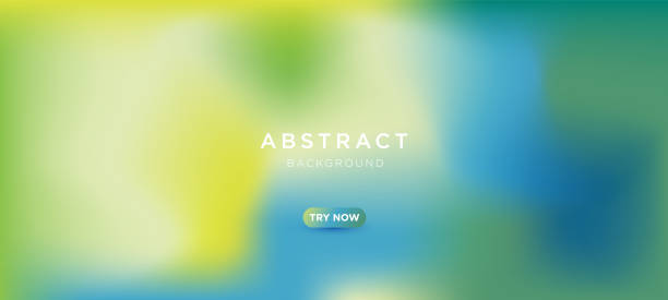 Abstract blurred colorful gradient mesh background Abstract blurred colorful gradient mesh background. Can be use for landing page, book covers, brochures, flyers, magazines, any brandings, banners, headers, presentations, and wallpaper backgrounds yellow red green background stock illustrations