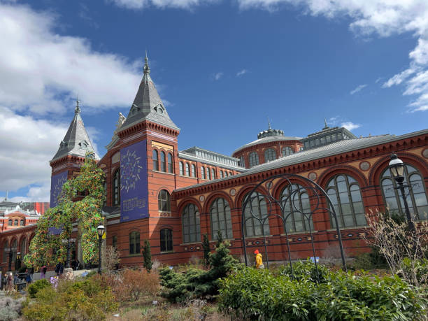 smithsonian benvenuti alle mostre futures a washington dc - smithsonian institution foto e immagini stock