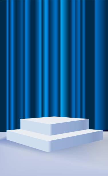 istock Realistic showcase podium, great for product display and scene background, 1396575781