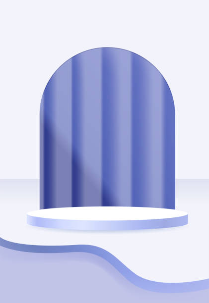 istock Realistic showcase podium, great for product display and scene background, 1396575787