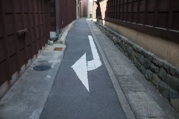 Back alley in Japan