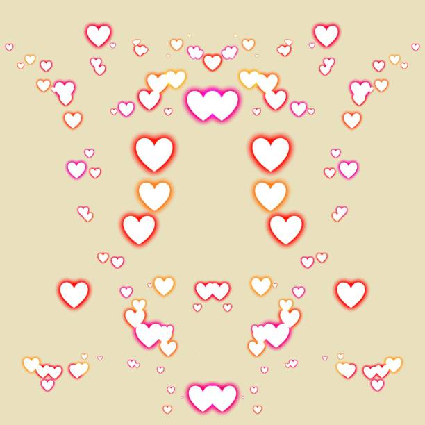istock Elegance sparkle hearts abstract background in pastel color. Happy Hearts bokeh love pattern. Valentines Day concept 1396581710