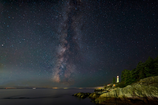 Milky Way over Lighthouse Park