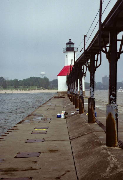 istock St, Joseph North Pier Inner Lighthouse Close-up - 2000 1396586797