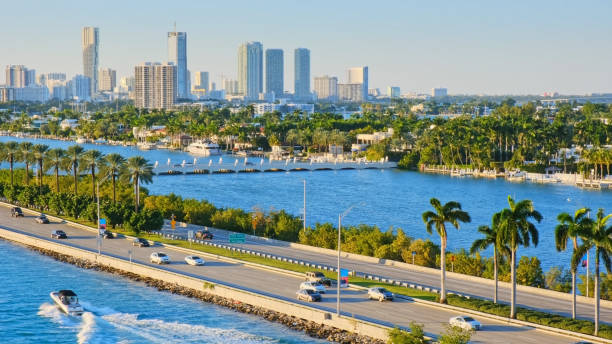 Miami Cityscape stock photo