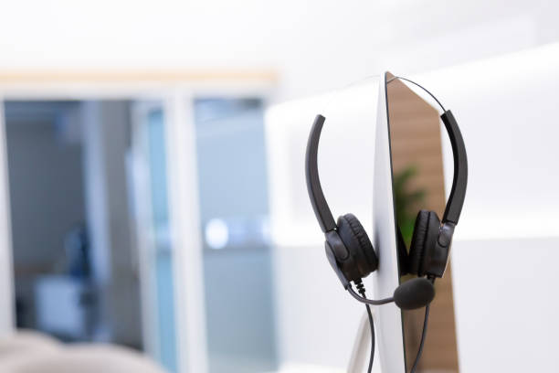 istock Communication support, call center and customer service help desk.for (call center) concept 1396605181