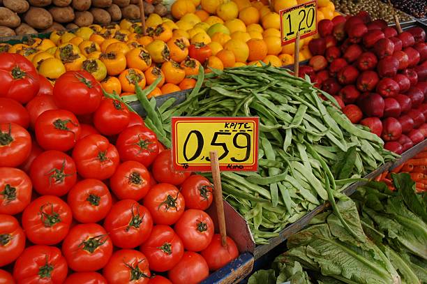 Fresh vegetables stock photo